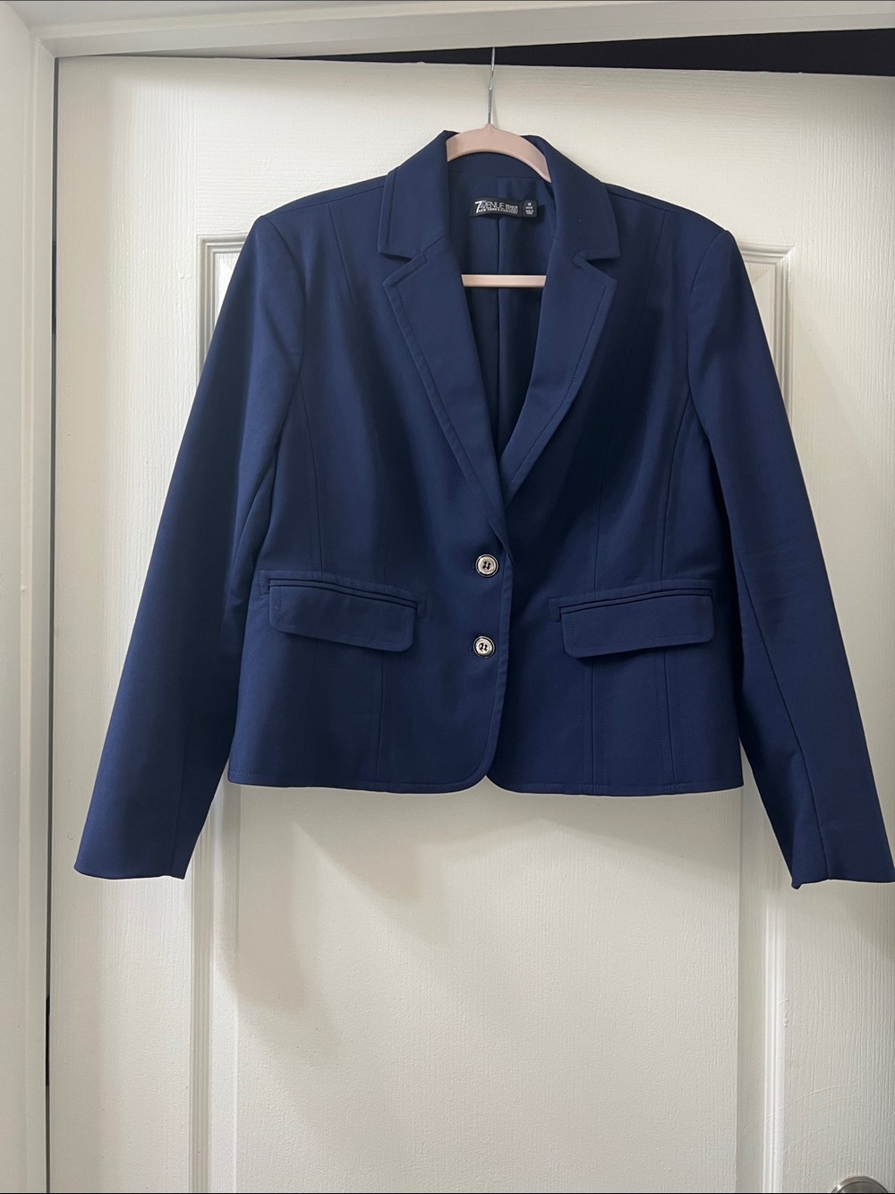 Women’s Navy Two-Button Tailored Blazer by Liz Claiborne
